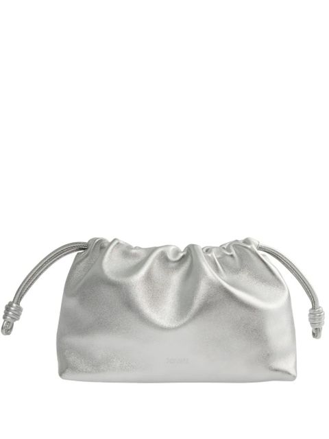 LOEWE Flamenco clutch bag - Silver - zdjęcie produktu nr 1