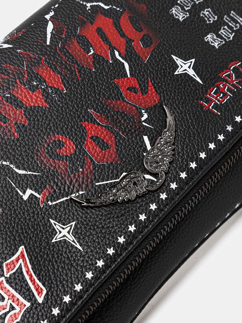 ZADIG&VOLTAIRE torebka skórzana kolor czarny LWBA04029