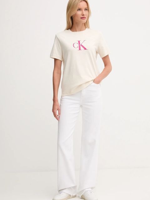 Calvin Klein Jeans t-shirt bawełniany - zdjęcie produktu nr 1