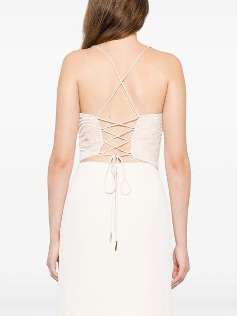 Acler Newtoft top - Neutrals