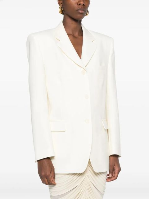 Magda Butrym single-breasted blazer - Neutrals
