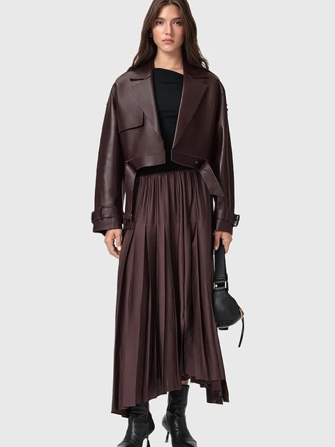 AllSaints kurtka skórzana OPHELIA