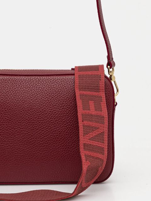 Coccinelle torebka skórzana TEBE kolor bordowy E5.MN5.52.01.01
