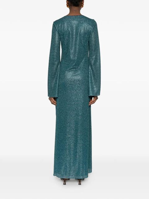 Oséree ring cut-out dress - Green