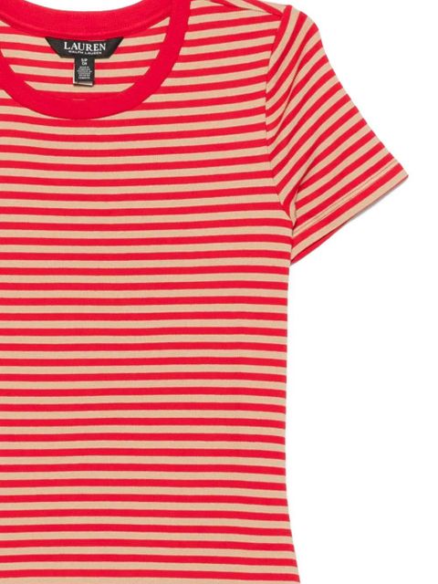 Lauren Ralph Lauren Seferah striped ribbed-knit dress - Red