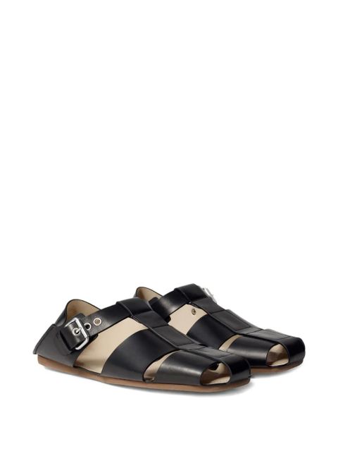 LEMAIRE Fisherman round-toe sandals - Black - zdjęcie produktu nr 2