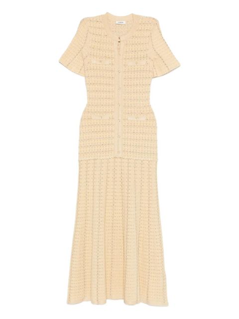 SANDRO textured-knit dress - Neutrals - zdjęcie produktu nr 1
