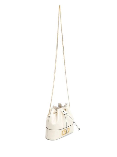 Valentino Garavani Vlogo chain-strap leather mini bag - White