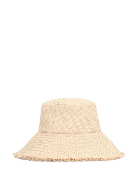 Moncler raffia wide-brim hat - Neutrals - zdjęcie produktu nr 2