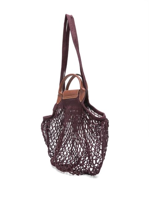 Longchamp large Le Pliage Filet tote bag - Purple