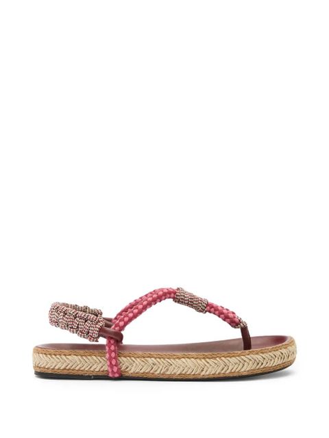 ISABEL MARANT Gypos braided sandals - Pink - zdjęcie produktu nr 1