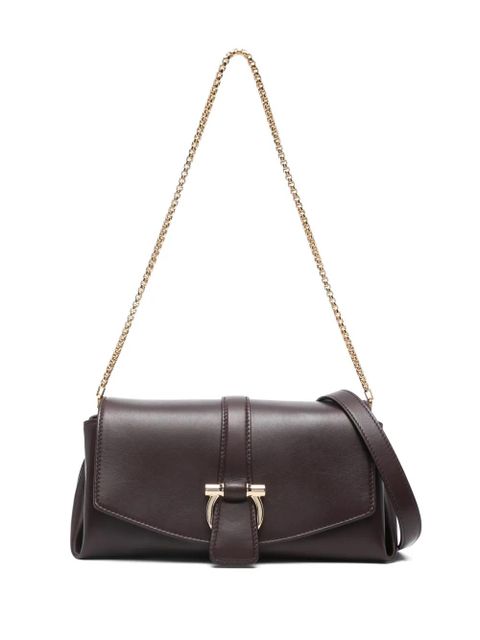 Ferragamo front-flap cross body bag - Brown - zdjęcie produktu nr 1