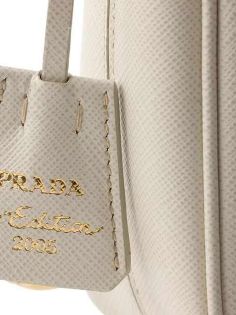 Prada Re-Edition leather shoulder bag - Neutrals