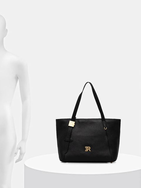 ERMANNO Firenze torebka skórzana kolor czarny 12401946