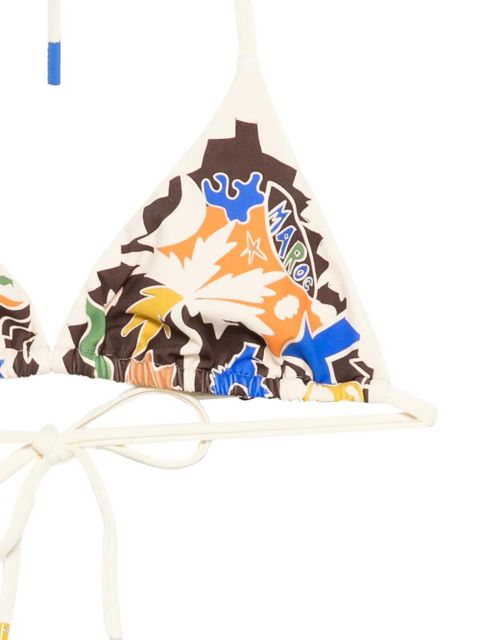 ALEMAIS Maroc triangle bikini top - Neutrals