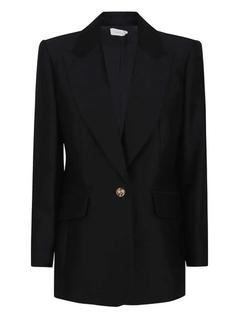 ZIMMERMANN single-button notched blazer - Black - zdjęcie produktu nr 1