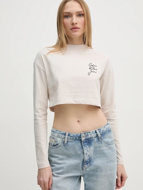 Calvin Klein Jeans longsleeve bawełniany