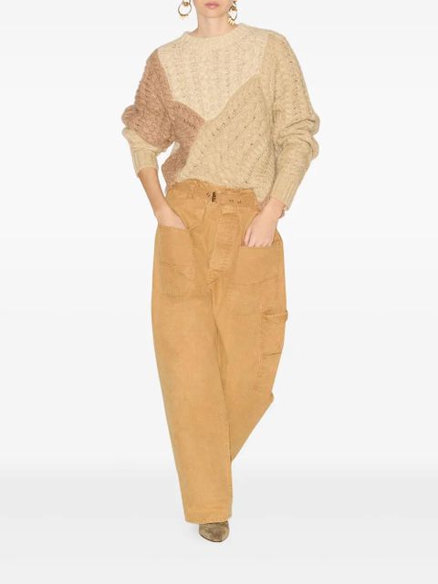 MARANT ÉTOILE Mathilda trousers - Yellow - zdjęcie produktu nr 2