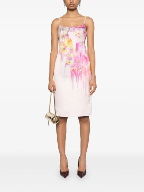 Blumarine floral-print midi dress - Pink - zdjęcie produktu nr 2