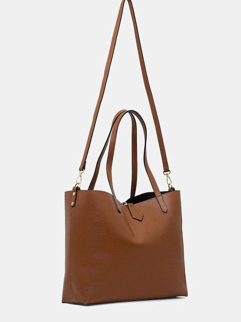 Answear.LAB torebka skórzana kolor brązowy - zdjęcie produktu nr 2