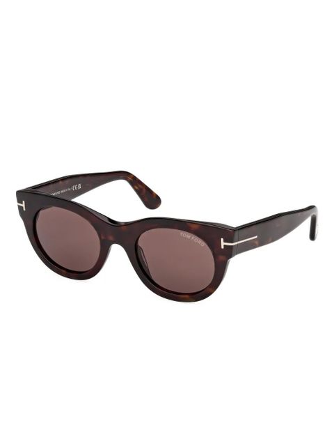 TOM FORD Eyewear round-frame sunglasses - Brown - zdjęcie produktu nr 2