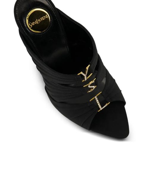 Saint Laurent Emilie mules - Black