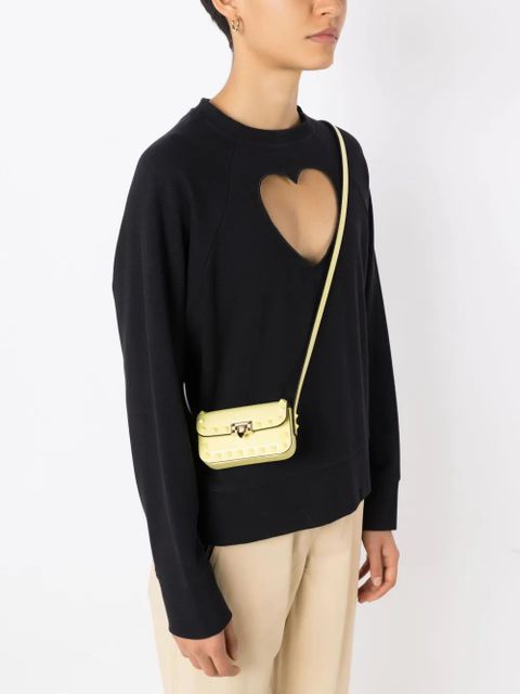 Valentino Garavani Rockstud leather mini bag - Green - zdjęcie produktu nr 2