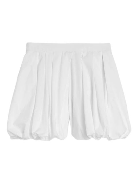 Jil Sander gathered balloon hem shorts - White - zdjęcie produktu nr 1