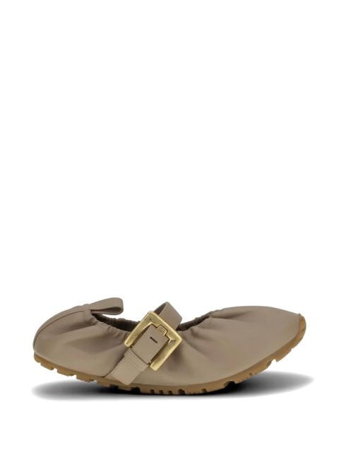 Balmain buckle-strap ballet flats - Neutrals - zdjęcie produktu nr 1