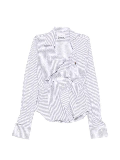 Vivienne Westwood Drunken striped shirt - White - zdjęcie produktu nr 1