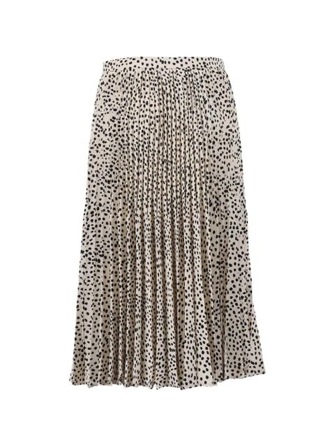 Max Mara Gonna Legno pleated polka dot skirt - Neutrals - zdjęcie produktu nr 2
