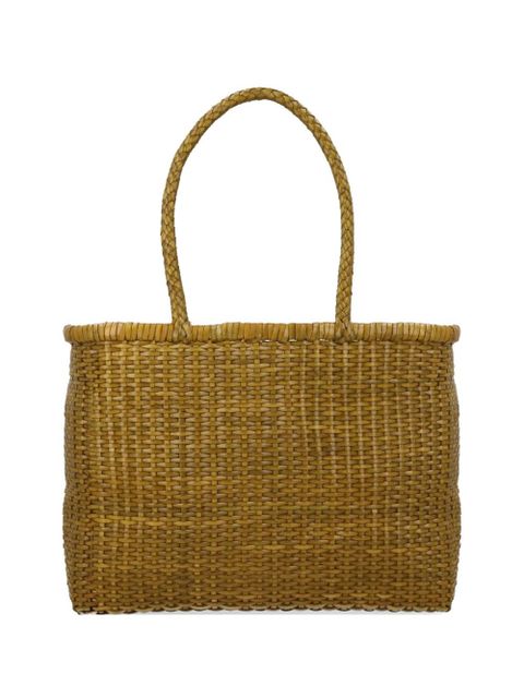 DRAGON DIFFUSION big B Weave leather shoulder bag - Green - zdjęcie produktu nr 1