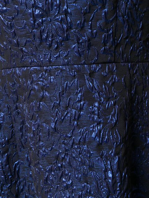 Comme Des Garçons sleeveless floral midi dress - Blue