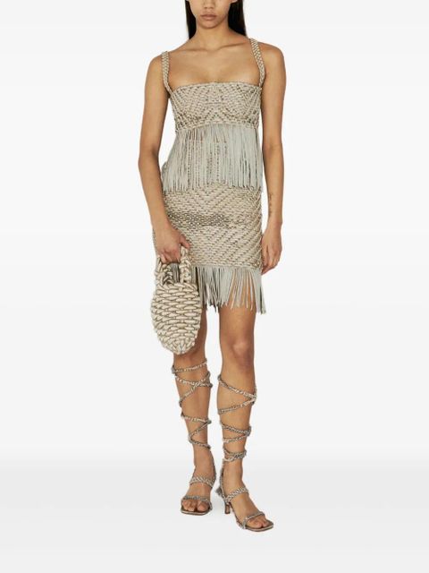 Isa Boulder Roots sandals - Silver