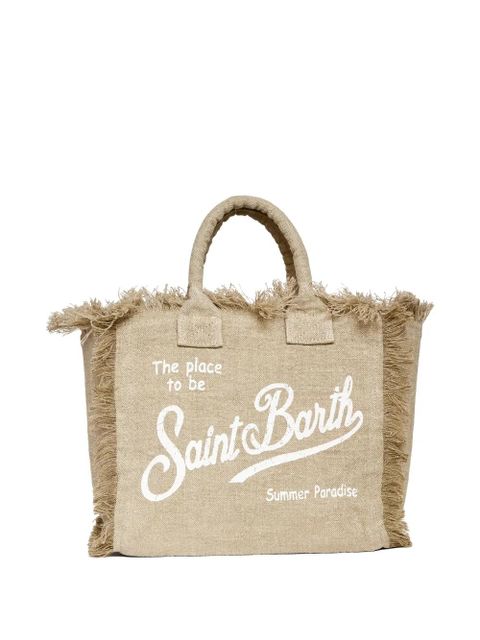 MC2 Saint Barth Colette fringed tote bag - Neutrals - zdjęcie produktu nr 2