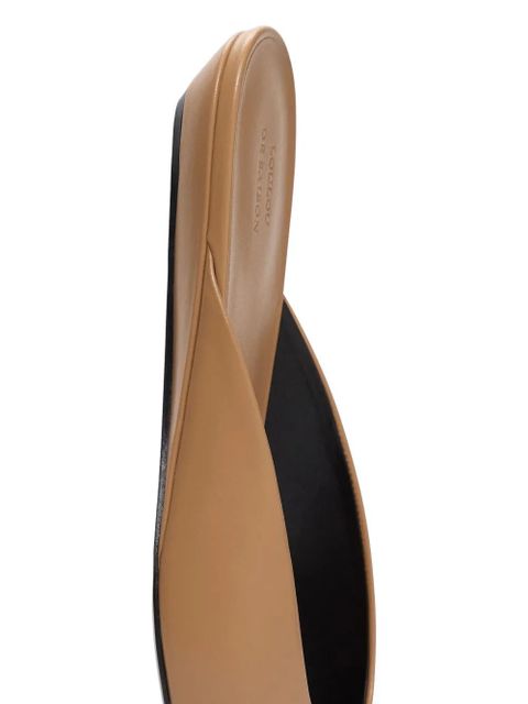 LouLou de Saison Diane square toe mules - Neutrals