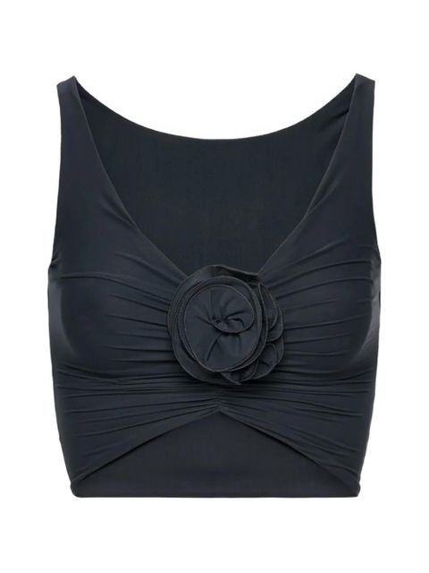 Magda Butrym flower detail top - Grey - zdjęcie produktu nr 1