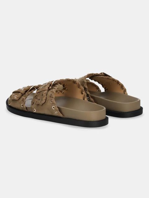 Answear.LAB klapki damskie kolor beżowy