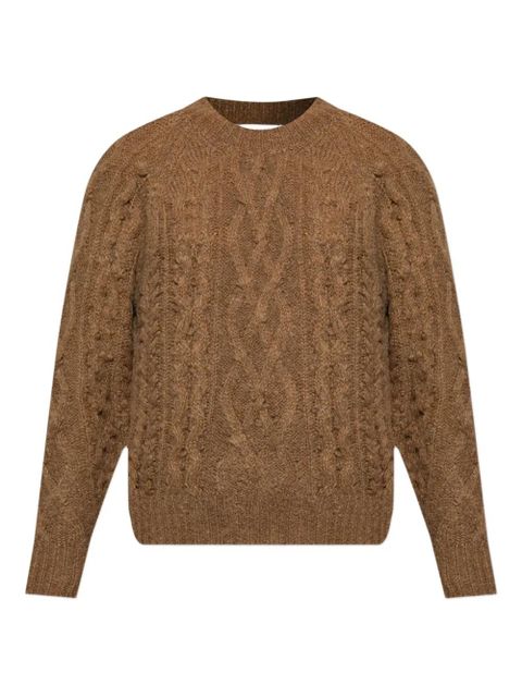 MARANT ÉTOILE cable-knit sweater - Brown - zdjęcie produktu nr 1