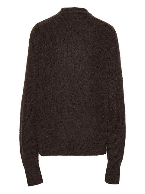 ROTATE BIRGER CHRISTENSEN crew-neck sweater - 2910 - CHICORY COFFEE