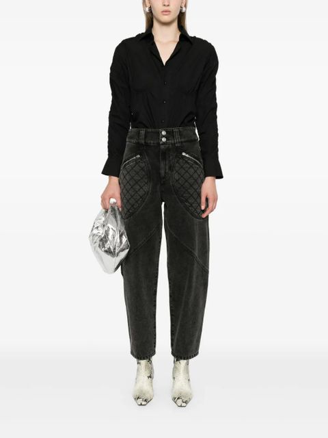 ISABEL MARANT Catarina tapered jeans - Grey