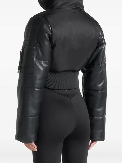 Manière De Voir Lysandra layered puffer jacket - Black