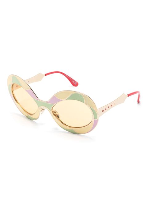 Marni Eyewear Vaso Land of Revelations sunglasses - Gold - zdjęcie produktu nr 2