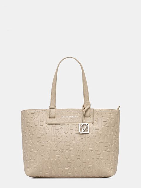 Armani Exchange torebka kolor beżowy XW001481 AF15774 - zdjęcie produktu nr 1