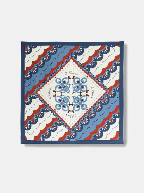 IBlues apaszka jedwabna ALARE