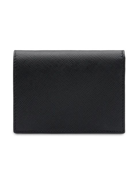 Prada logo-plaque folding wallet - Black - zdjęcie produktu nr 2