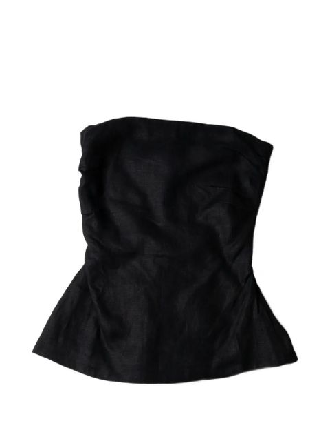 Faithfull the Brand Alexa strapless top - Black - zdjęcie produktu nr 1