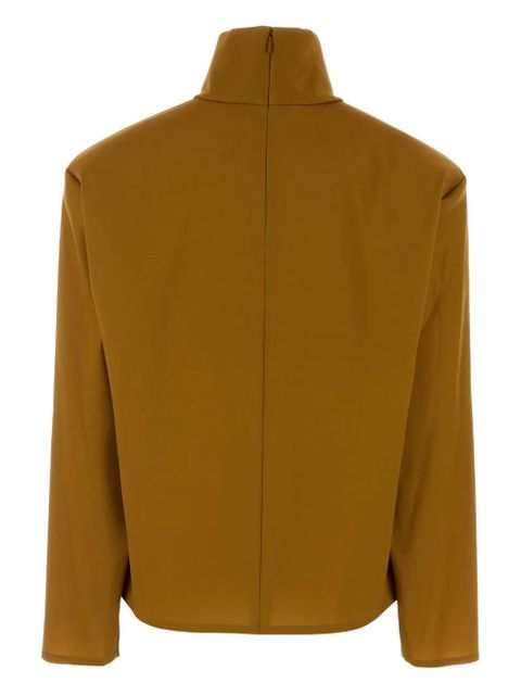 Saint Laurent mock-neck blouse - Brown - zdjęcie produktu nr 2