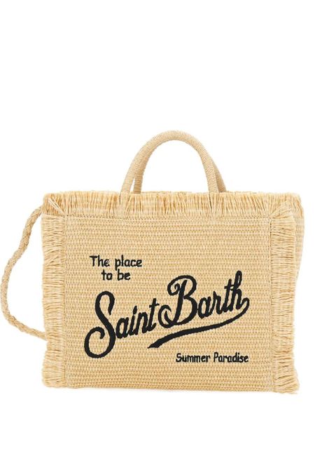 MC2 Saint Barth fringed straw tote bag - Neutrals - zdjęcie produktu nr 1