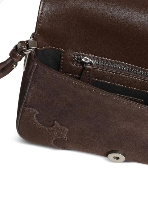 PINKO small suede shoulder bag - Brown